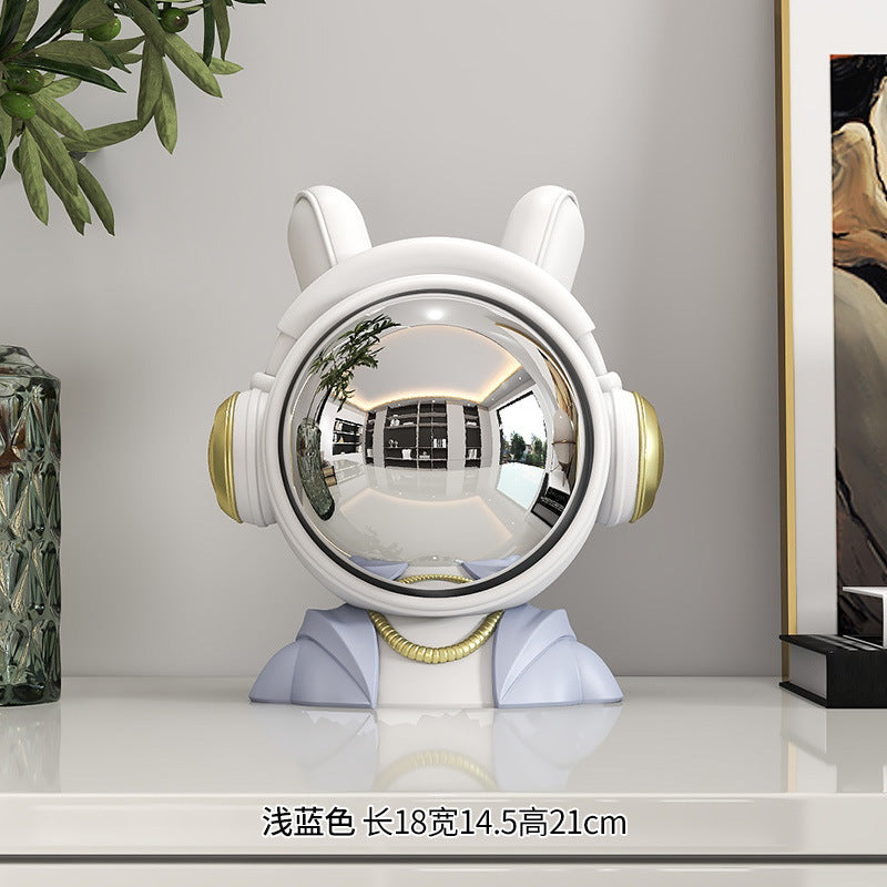 Astronaut Sitting Posture Ornament for Living Room, Bookshelf, Entryway, High-End Decorative Piece, Creative Bookend, Birthday Gift
