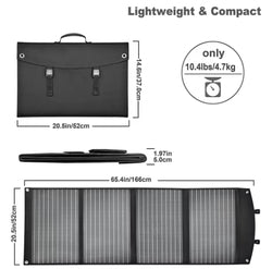 Outdoor 110v 220v Lifepo4 Lithium Ion Cell High Capacity Portable Solar Power Station 500w Camping Power Bank