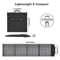 Outdoor 110v 220v Lifepo4 Lithium Ion Cell High Capacity Portable Solar Power Station 500w Camping Power Bank