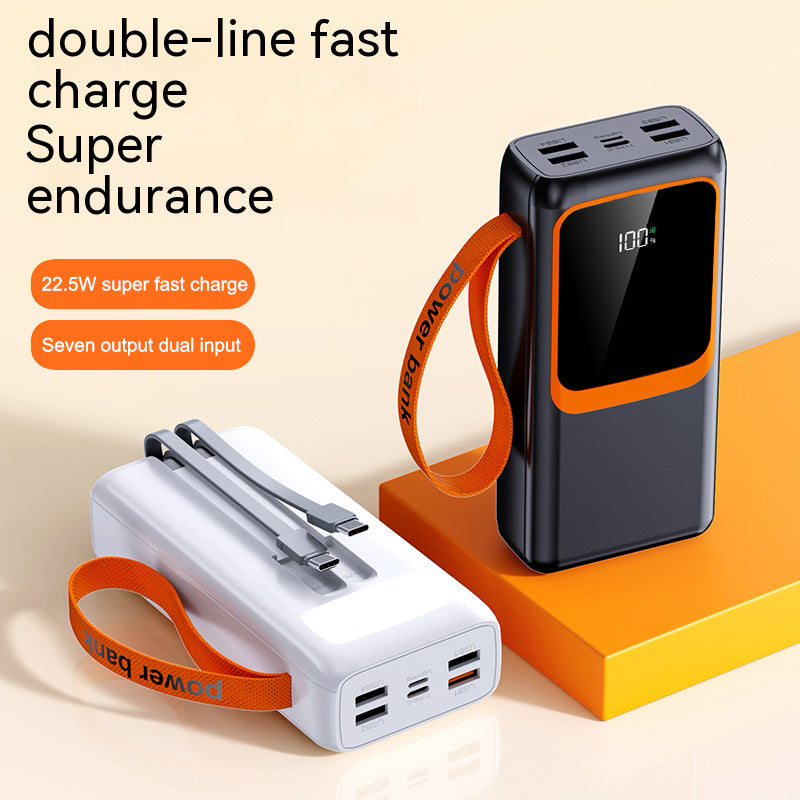 2025 New BHD ODM Powerbank Battery Charger 50000mah PD22.5W Dual-Direction Fast Charging Power Battery Box 10000mah