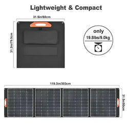 Outdoor 110v 220v Lifepo4 Lithium Ion Cell High Capacity Portable Solar Power Station 500w Camping Power Bank