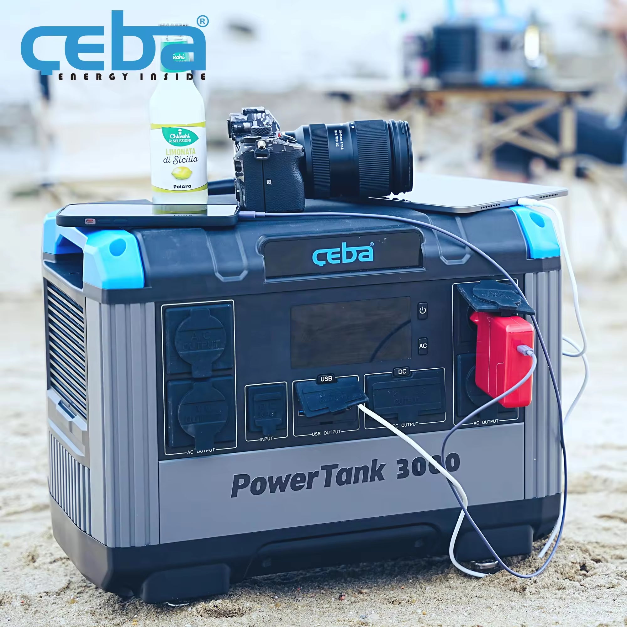 Outdoor 110v 220v Lifepo4 Lithium Ion Cell High Capacity Portable Solar Power Station 500w Camping Power Bank