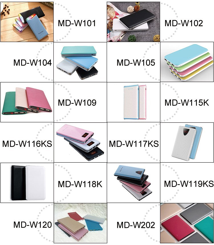Portable 10000mAh Power Bank with Logo OEM Mini USB Charging Slim CE Certified 5V 1A Universal Charging for Mobile Phones