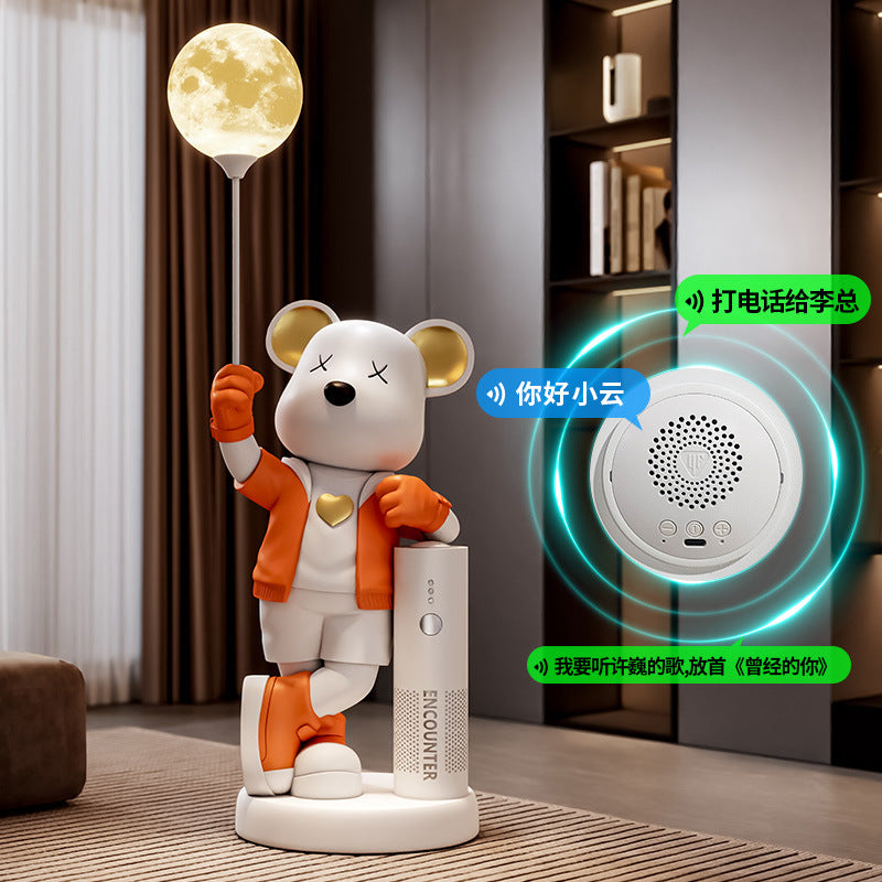 Violent Bear Ornament Living Room TV Cabinet Sofa Large Floor Decoration Piggy Bank Bluetooth Speaker Housewarming Gift