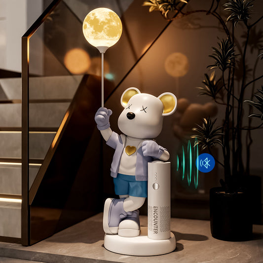 Violent Bear Ornament Living Room TV Cabinet Sofa Large Floor Decoration Piggy Bank Bluetooth Speaker Housewarming Gift
