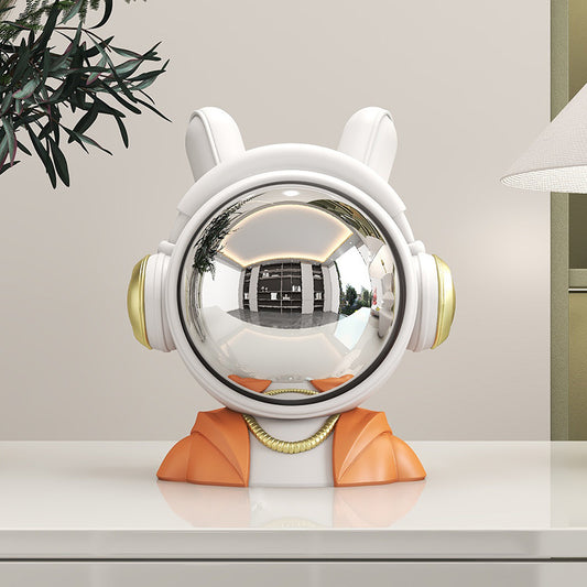 Astronaut Sitting Posture Ornament for Living Room, Bookshelf, Entryway, High-End Decorative Piece, Creative Bookend, Birthday Gift