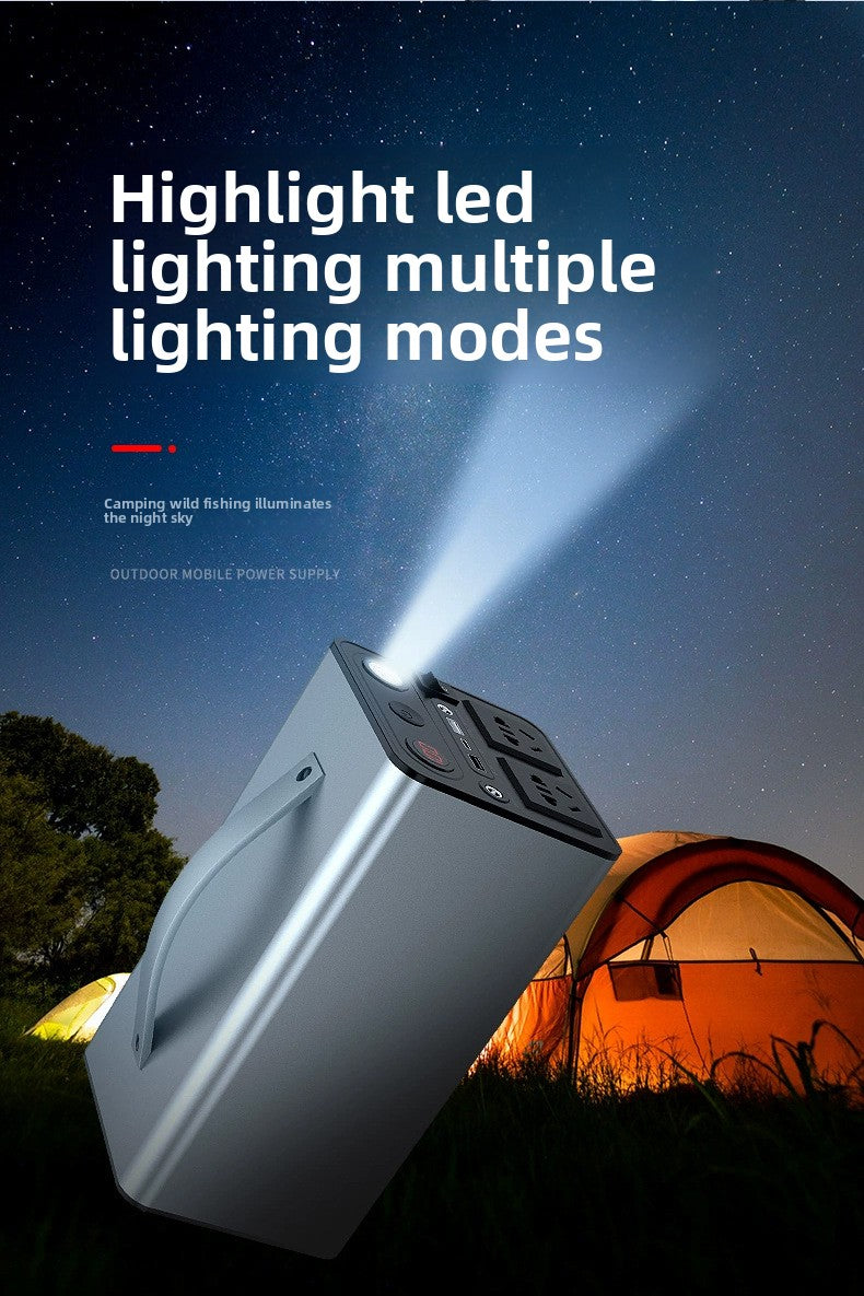 300W High Power Portable Home Solar Charger Energy Storage Outdoor Emergency Mobile Power Supply 220V CE Certified MPPT