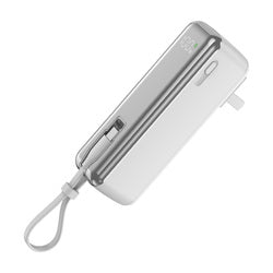 2025 New 5000mAh Portable Battery Charger 3 1 Power Banks Wall Charger Fast Type C Cable Display Feature Fast Charging Function