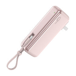 2025 New 5000mAh Portable Battery Charger 3 1 Power Banks Wall Charger Fast Type C Cable Display Feature Fast Charging Function