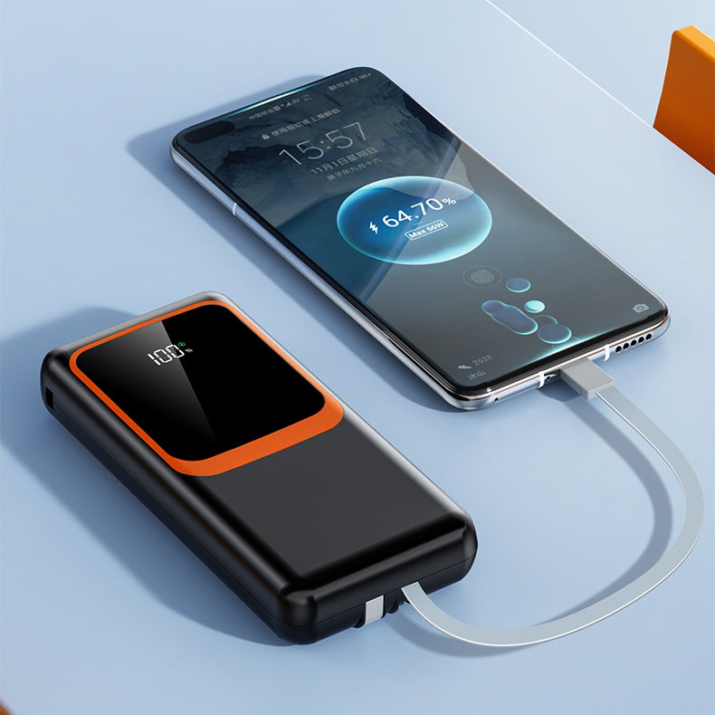2025 New BHD ODM Powerbank Battery Charger 50000mah PD22.5W Dual-Direction Fast Charging Power Battery Box 10000mah