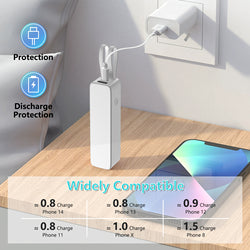 Hot 2025 5000mah Mobile Phone Power Supply Mobile Phone Station Power Bank with Torch Bracket Built-in 2 Cables Mini Power Banks