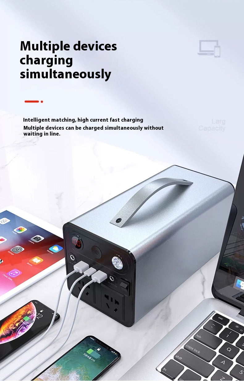 300W High Power Portable Home Solar Charger Energy Storage Outdoor Emergency Mobile Power Supply 220V CE Certified MPPT
