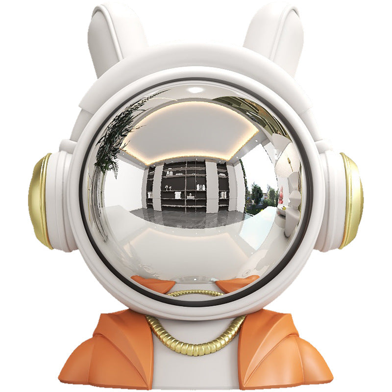 Astronaut Sitting Posture Ornament for Living Room, Bookshelf, Entryway, High-End Decorative Piece, Creative Bookend, Birthday Gift