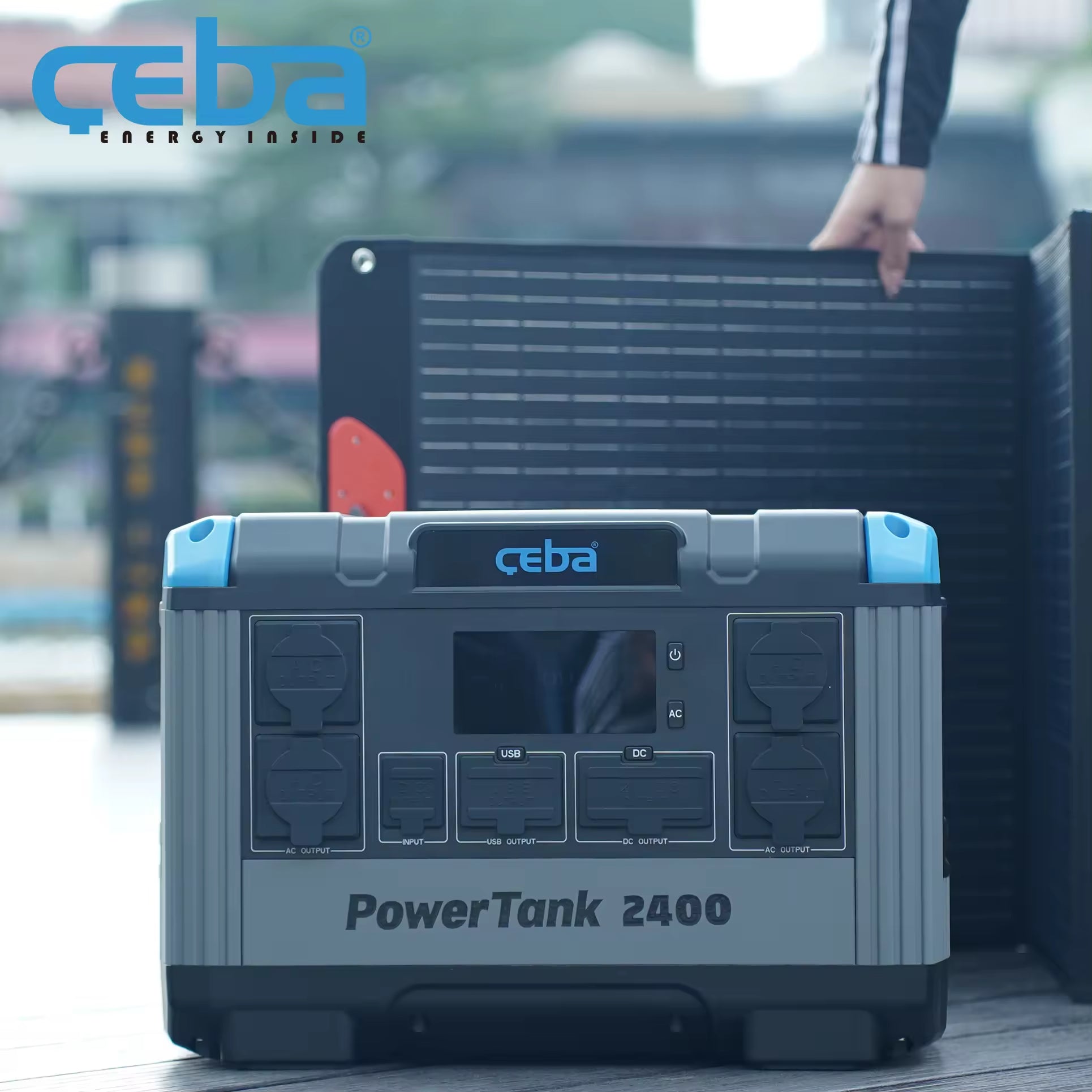 Outdoor 110v 220v Lifepo4 Lithium Ion Cell High Capacity Portable Solar Power Station 500w Camping Power Bank