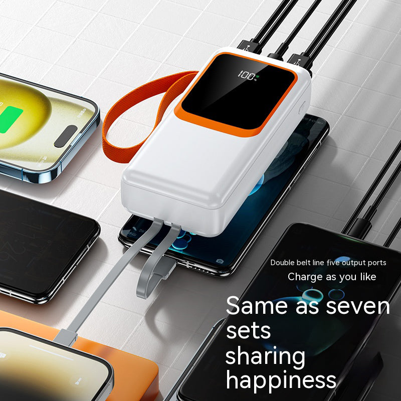 2025 New BHD ODM Powerbank Battery Charger 50000mah PD22.5W Dual-Direction Fast Charging Power Battery Box 10000mah